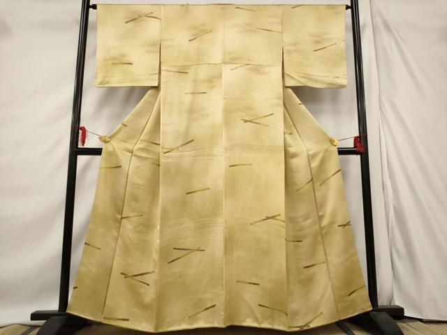 平和屋着物■上質な小紋　横笛　暈し染め　正絹　逸品　AABE1404st