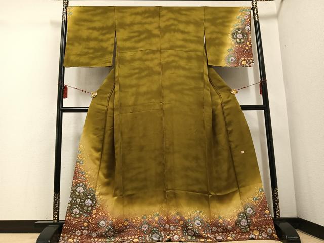 平和屋着物●訪問着　作家物　泰常　辻が花　暈し染め　正絹　逸品　AABE8919ph