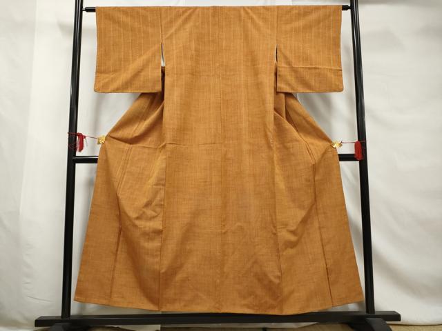 平和屋着物■上質な紬　抽象文様　正絹　逸品　AABE0884gw