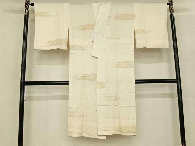 Kimono - 平和屋着物●長襦袢　無双仕立て　横縞　金糸　伊勢丹扱い　正絹　逸品　AABF0670fy