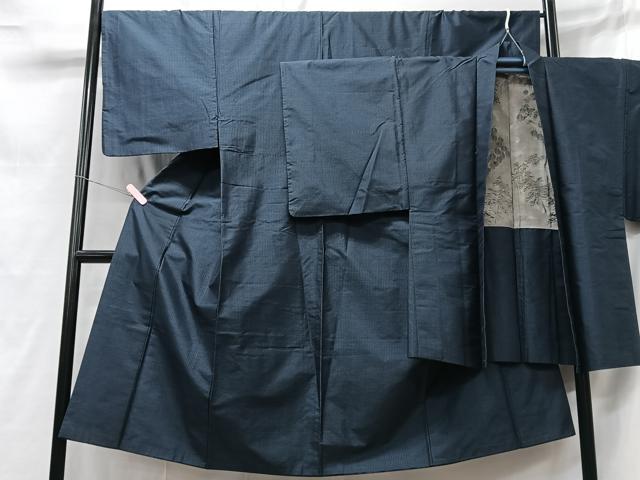 平和屋着物■男性　本場大島紬　アンサンブル　80亀甲　総詰め　正絹　逸品　CABB2955xe