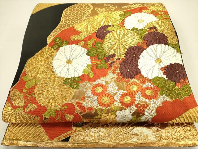 特選 袋帯 中古 河合美術織物 吉祥文様 松 梅 黒色 多色 金 A838-15 楽天市場】袋帯 美品 逸品 河合美術織物 落款あり 松竹梅 ヱ霞 金糸 箔