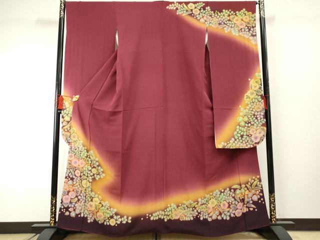 平和屋着物●豪華振袖　作家物　泰常　辻が花　絞り　暈し染め　正絹　逸品　AABF4283cs