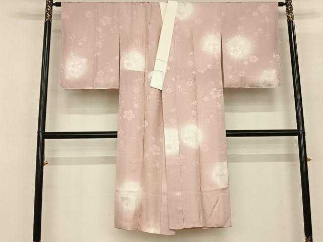 乐天商城 - 平和屋着物●長襦袢　袷　舞桜地紋　蛍暈し　正絹　逸品　未使用　AABF0723fy