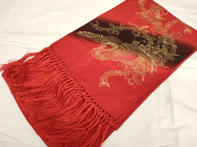 平和屋着物[]七五三　和装小物　志古貴　鳳凰　暈し染め　金彩　正絹　逸品　AABF2...
