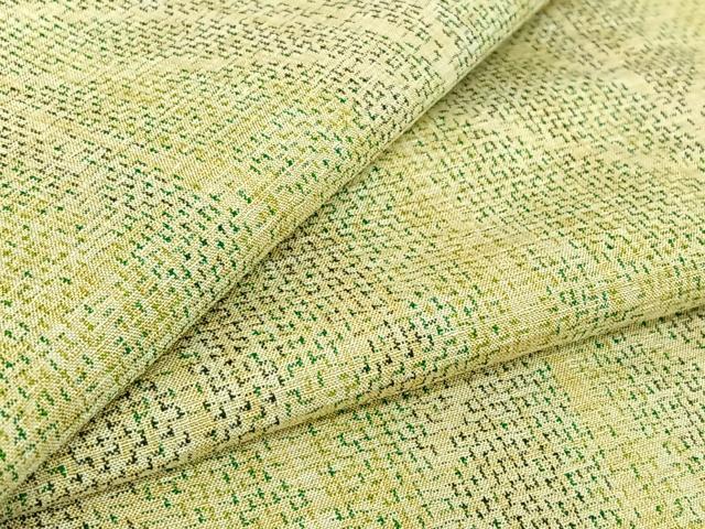 Rakuten - 平和屋着物▽上質な紬　単衣　枝葉文　高島屋扱い　正絹　逸品　AABF6021jh