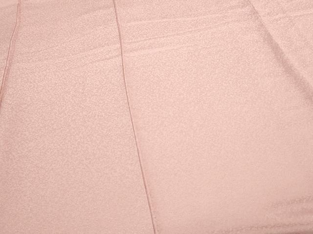 平和屋着物■上質な色無地 霞地紋 紅梅色 正絹 逸品 DABA9778sf