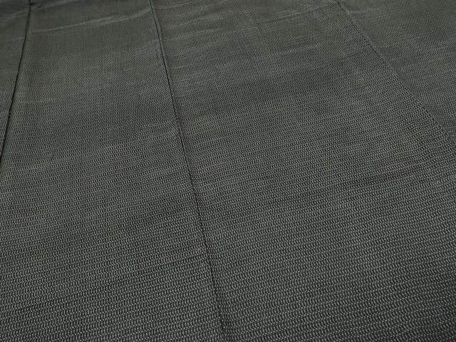 平和屋着物■男性　紬　横段文　正絹　逸品　DABA9815sf