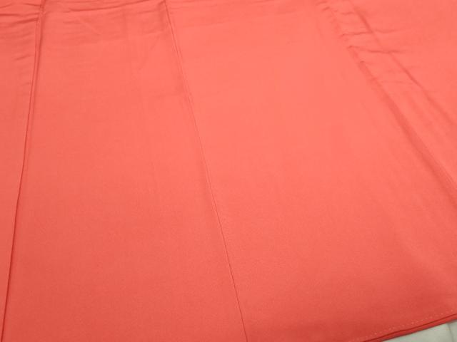 平和屋着物■上質な色無地　真朱色　正絹　逸品　DABA9730sf