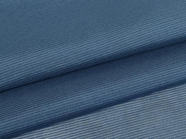 平和屋着物＊夏物　色無地　絽　留紺色　正絹　逸品　DABA4520az