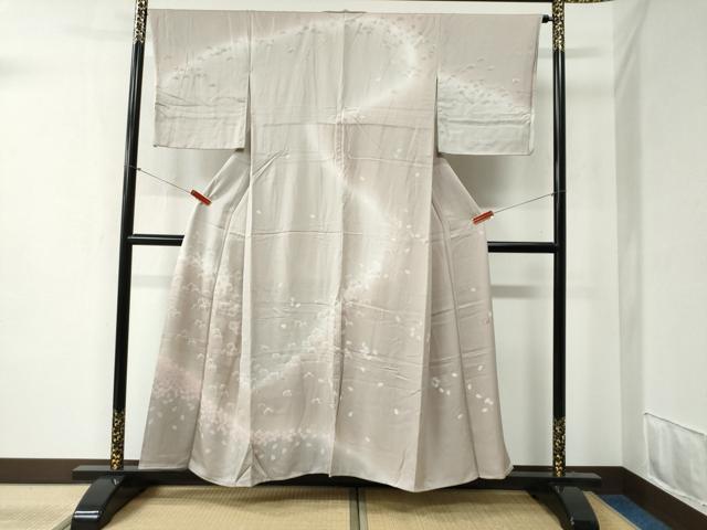 乐天商城 - 平和屋着物●訪問着　作家物　桜　暈し染め　金彩　正絹　逸品　CABB4738yc