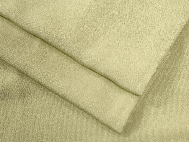 平和屋着物●上質な色無地 抹茶色 正絹 逸品 未使用 CABC6483yc