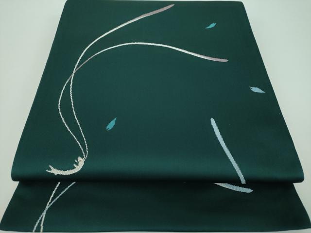 平和屋着物●世界的人形師　辻村寿三郎　ジュサブロー　六通柄袋帯　兎　正絹　逸品　DABB4423ps