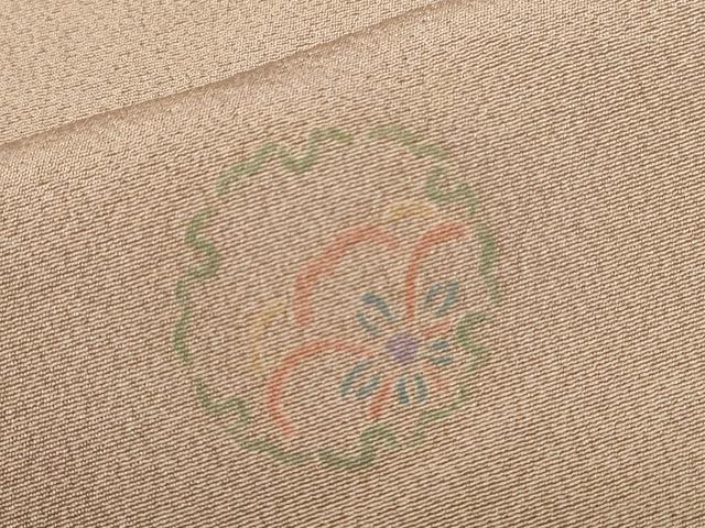 Kimono - 平和屋着物■上質な小紋　雪輪重ね花文　正絹　逸品　CABA6872ev