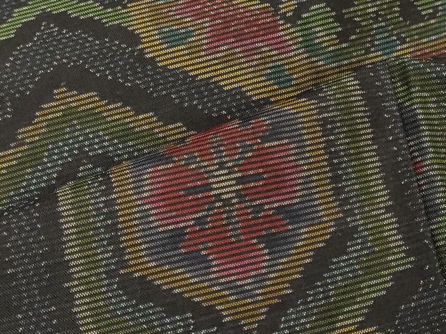 Kimono - 平和屋着物■本場大島紬　亀甲花文　正絹　逸品　未使用　CABD6718oy