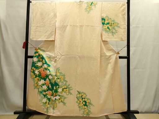 平和屋着物■訪問着 手描き 枝花文 正絹 逸品 AAAU3429ru 平和屋着物■訪問着 手描き 枝花文 正絹 逸品 AAAU3429ru