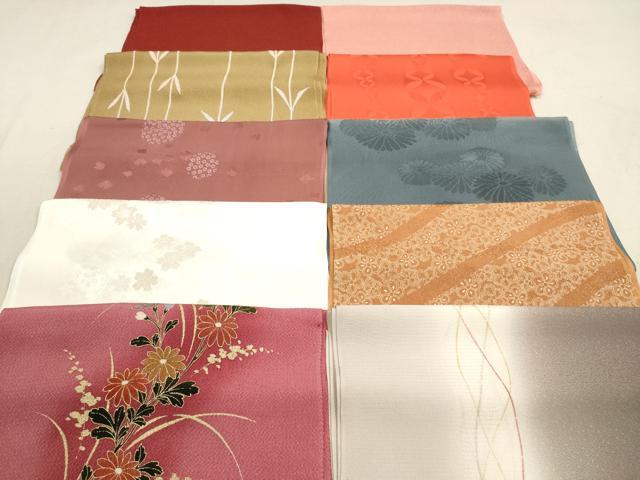 ■■■　商品詳細　■■■ 【正絹】 状態は特に目立ったシミ汚れなどもなく大変良い状態です。 大変上質な逸品になります。 お安く出品致しますので、是非この機会にいかがでしょうか？ ■■■　注意事項　■■■ ■モニター発色の具合により色合いが異なる場合がございます。 ■寸法は多少の誤差が生じる場合がございますのでご了承ください。 ■縫込みの長さが左右非対称の場合は短い部分を記載しております。 左右非対称であってもご返品・お値引き等の保証は出来かねますので、ご了承の上ご購入をお願い致します。 ■シミ等のチェックには注意を払っておりますが、見落としがある場合もございますし、個人の見解も様々ですので神経質な方のご購入はお控えください。 ■箪笥に入っておりました着物や帯なので畳みシワや匂いがあるものもございます。 ■お休みは基本的に土日祝となりますが、その他臨時でお休みする場合がございますのでご了承ください。 ■商品の発送は平日のみの発送となります。 ■夜間と土曜、日曜日はお問い合わせの回答が遅れる場合がございます。 ■当店では、お直し、紋入れ、お手入れ等は承っておりません。 ■生地の状態（ヤケ、経年劣化等）によってはサイズ直しが出来ない場合がございます。 その点もどうかご了承のうえ、ご購入をお願いいたします。 ■弊社で取り扱う商品は一点ものにつき、時期や在庫状況に応じて金額が変更となる場合がございます。 ■検針は行っておりません。予めご了承いただきますようお願いいたします。 ■【洗える着物】と記載のある商品におきましては、商品お届け後に洗濯を行ってしまってからのご返品にはご対応しかねます。 念の為、専門店でのお手入れをお願いいたします。 ■着物のサイズ目安は下記を参考ください↓ ＜女性着物＞　お端折り次第で＋5cm　−1cmが着用可能サイズ 　例）身丈170cmの場合、身長160cm〜175cm ＜男性着物＞　身丈＋約25cm〜27cm程が適応身長 　例）身丈155cmの場合、身長180〜182cm