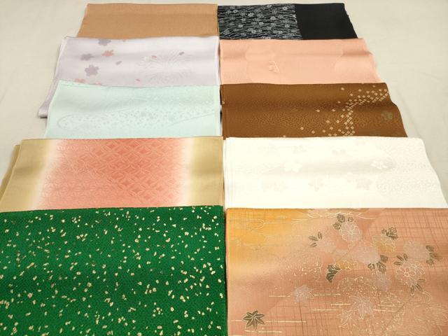 ■■■　商品詳細　■■■ 【正絹】 状態は特に目立ったシミ汚れなどもなく大変良い状態です。 大変上質な逸品になります。 お安く出品致しますので、是非この機会にいかがでしょうか？ ■■■　注意事項　■■■ ■モニター発色の具合により色合いが異なる場合がございます。 ■寸法は多少の誤差が生じる場合がございますのでご了承ください。 ■縫込みの長さが左右非対称の場合は短い部分を記載しております。 左右非対称であってもご返品・お値引き等の保証は出来かねますので、ご了承の上ご購入をお願い致します。 ■シミ等のチェックには注意を払っておりますが、見落としがある場合もございますし、個人の見解も様々ですので神経質な方のご購入はお控えください。 ■箪笥に入っておりました着物や帯なので畳みシワや匂いがあるものもございます。 ■お休みは基本的に土日祝となりますが、その他臨時でお休みする場合がございますのでご了承ください。 ■商品の発送は平日のみの発送となります。 ■夜間と土曜、日曜日はお問い合わせの回答が遅れる場合がございます。 ■当店では、お直し、紋入れ、お手入れ等は承っておりません。 ■生地の状態（ヤケ、経年劣化等）によってはサイズ直しが出来ない場合がございます。 その点もどうかご了承のうえ、ご購入をお願いいたします。 ■弊社で取り扱う商品は一点ものにつき、時期や在庫状況に応じて金額が変更となる場合がございます。 ■検針は行っておりません。予めご了承いただきますようお願いいたします。 ■【洗える着物】と記載のある商品におきましては、商品お届け後に洗濯を行ってしまってからのご返品にはご対応しかねます。 念の為、専門店でのお手入れをお願いいたします。 ■着物のサイズ目安は下記を参考ください↓ ＜女性着物＞　お端折り次第で＋5cm　−1cmが着用可能サイズ 　例）身丈170cmの場合、身長160cm〜175cm ＜男性着物＞　身丈＋約25cm〜27cm程が適応身長 　例）身丈155cmの場合、身長180〜182cm