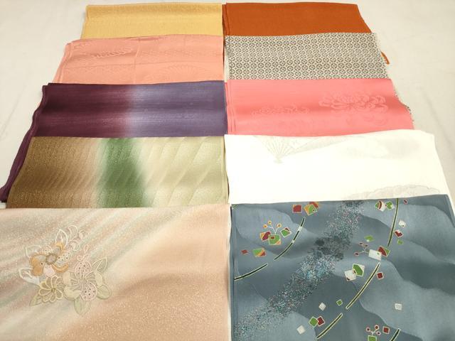 ■■■　商品詳細　■■■ 【正絹】 状態は特に目立ったシミ汚れなどもなく大変良い状態です。 大変上質な逸品になります。 お安く出品致しますので、是非この機会にいかがでしょうか？ ■■■　注意事項　■■■ ■モニター発色の具合により色合いが異なる場合がございます。 ■寸法は多少の誤差が生じる場合がございますのでご了承ください。 ■縫込みの長さが左右非対称の場合は短い部分を記載しております。 左右非対称であってもご返品・お値引き等の保証は出来かねますので、ご了承の上ご購入をお願い致します。 ■シミ等のチェックには注意を払っておりますが、見落としがある場合もございますし、個人の見解も様々ですので神経質な方のご購入はお控えください。 ■箪笥に入っておりました着物や帯なので畳みシワや匂いがあるものもございます。 ■お休みは基本的に土日祝となりますが、その他臨時でお休みする場合がございますのでご了承ください。 ■商品の発送は平日のみの発送となります。 ■夜間と土曜、日曜日はお問い合わせの回答が遅れる場合がございます。 ■当店では、お直し、紋入れ、お手入れ等は承っておりません。 ■生地の状態（ヤケ、経年劣化等）によってはサイズ直しが出来ない場合がございます。 その点もどうかご了承のうえ、ご購入をお願いいたします。 ■弊社で取り扱う商品は一点ものにつき、時期や在庫状況に応じて金額が変更となる場合がございます。 ■検針は行っておりません。予めご了承いただきますようお願いいたします。 ■【洗える着物】と記載のある商品におきましては、商品お届け後に洗濯を行ってしまってからのご返品にはご対応しかねます。 念の為、専門店でのお手入れをお願いいたします。 ■着物のサイズ目安は下記を参考ください↓ ＜女性着物＞　お端折り次第で＋5cm　−1cmが着用可能サイズ 　例）身丈170cmの場合、身長160cm〜175cm ＜男性着物＞　身丈＋約25cm〜27cm程が適応身長 　例）身丈155cmの場合、身長180〜182cm