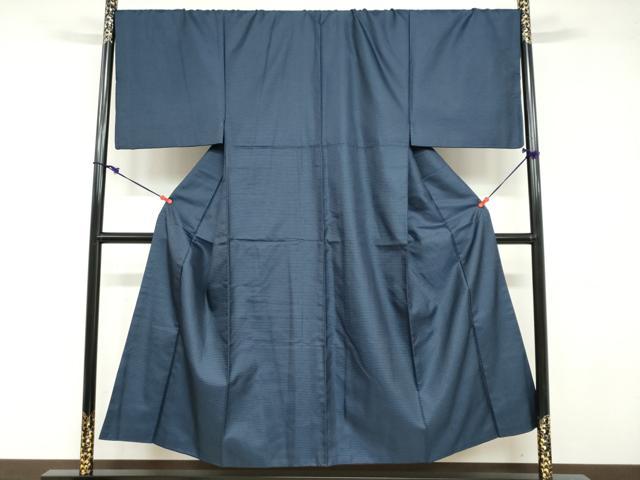 平和屋着物●男性　紬　アンサンブル　長羽織　100亀甲　総詰め　キングサイズ　正絹　逸品　DABB0733ud