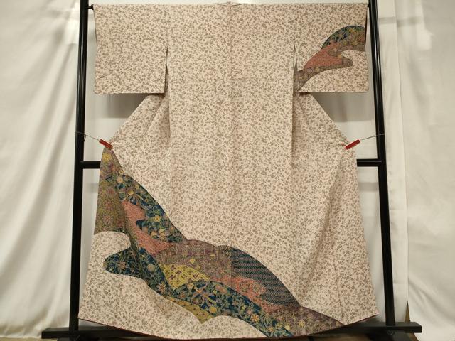 平和屋着物■訪問着 鳳凰吉祥花文 正絹 逸品 CAAX2242in