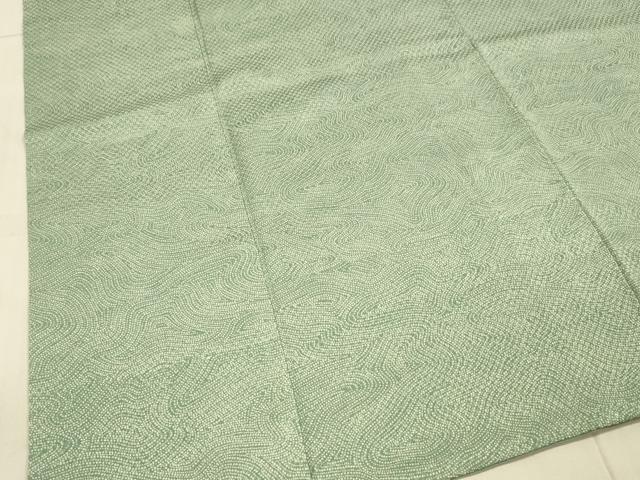 平和屋着物■江戸小紋 流水文 正絹 逸品 DAAX0153cm