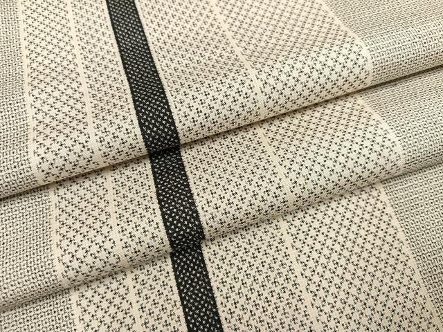 平和屋着物●東郷織物謹製 本場大島紬 白大島 160亀甲 間道 正絹 逸品 AABF9564ph