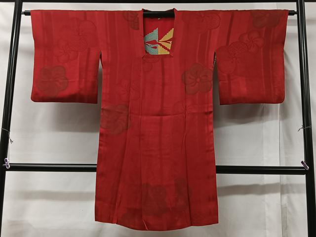 平和屋着物＃道行コート 捻梅 金糸 正絹 逸品 CABC3039ua