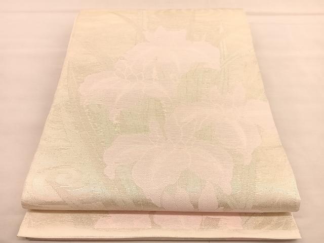 Obi - 平和屋着物＊夏物　太鼓柄袋帯　八ツ橋　銀糸　正絹　逸品　BAAU1789hv