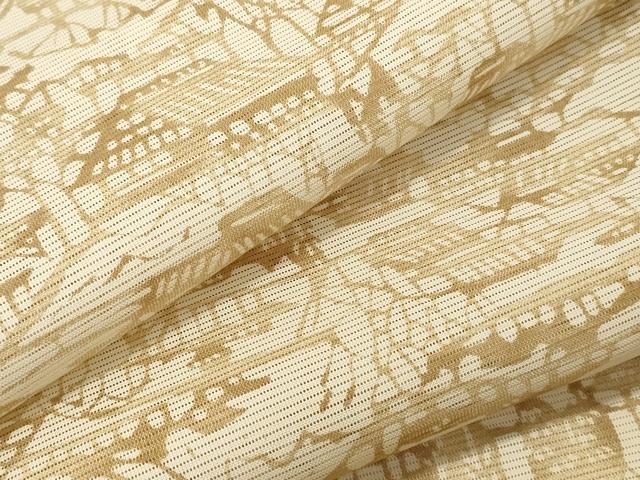 平和屋着物＊夏物 小紋 絽 風景文 洗える着物 CAAU0126ev