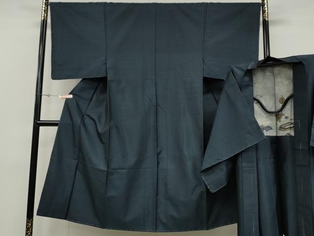 平和屋着物●男性 本場大島紬 アンサンブル 80亀甲 総詰め 正絹 逸品 未使用 CABD0288ut