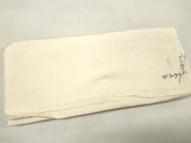 平和屋着物▼白生地　反物　着尺　生成り色　逸品　未使用　DABB6229we