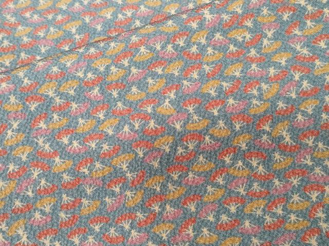 平和屋着物■江戸小紋　扇尽くし文　鬼しぼ縮緬　正絹　逸品　未使用　CABC0422ev...