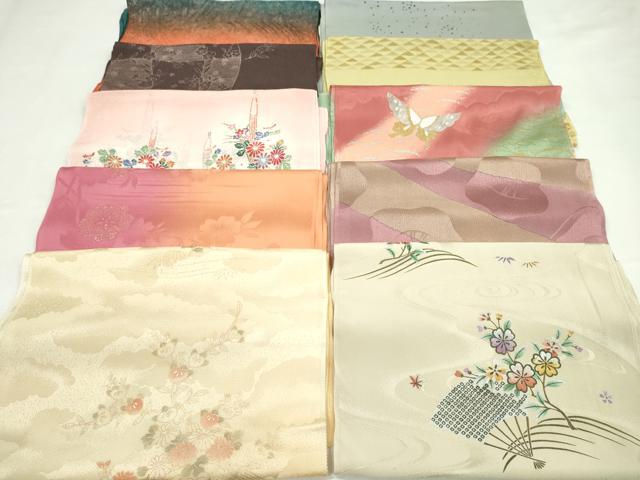 ■■■　商品詳細　■■■ 【正絹】 状態は特に目立ったシミ汚れなどもなく大変良い状態です。 大変上質な逸品になります。 お安く出品致しますので、是非この機会にいかがでしょうか？ ■■■　注意事項　■■■ ■モニター発色の具合により色合いが異なる場合がございます。 ■寸法は多少の誤差が生じる場合がございますのでご了承ください。 ■縫込みの長さが左右非対称の場合は短い部分を記載しております。 左右非対称であってもご返品・お値引き等の保証は出来かねますので、ご了承の上ご購入をお願い致します。 ■シミ等のチェックには注意を払っておりますが、見落としがある場合もございますし、個人の見解も様々ですので神経質な方のご購入はお控えください。 ■箪笥に入っておりました着物や帯なので畳みシワや匂いがあるものもございます。 ■お休みは基本的に土日祝となりますが、その他臨時でお休みする場合がございますのでご了承ください。 ■商品の発送は平日のみの発送となります。 ■夜間と土曜、日曜日はお問い合わせの回答が遅れる場合がございます。 ■当店では、お直し、紋入れ、お手入れ等は承っておりません。 ■生地の状態（ヤケ、経年劣化等）によってはサイズ直しが出来ない場合がございます。 その点もどうかご了承のうえ、ご購入をお願いいたします。 ■弊社で取り扱う商品は一点ものにつき、時期や在庫状況に応じて金額が変更となる場合がございます。 ■検針は行っておりません。予めご了承いただきますようお願いいたします。 ■【洗える着物】と記載のある商品におきましては、商品お届け後に洗濯を行ってしまってからのご返品にはご対応しかねます。 念の為、専門店でのお手入れをお願いいたします。 ■着物のサイズ目安は下記を参考ください↓ ＜女性着物＞　お端折り次第で＋5cm　−1cmが着用可能サイズ 　例）身丈170cmの場合、身長160cm〜175cm ＜男性着物＞　身丈＋約25cm〜27cm程が適応身長 　例）身丈155cmの場合、身長180〜182cm