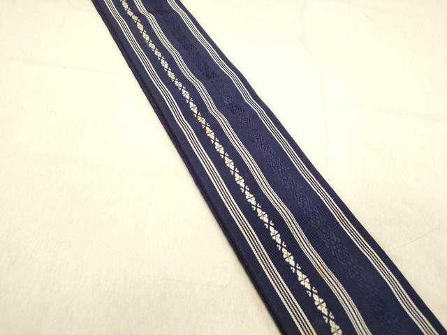 平和屋着物◎男性　本場筑前博多織　角帯　献上　正絹　逸品　DABB9487ya