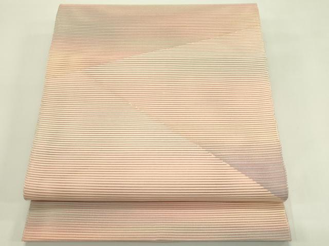 平和屋着物＊夏物　八寸名古屋帯　絽綴れ　霞文　正絹　逸品　未使用　CABI5533rv