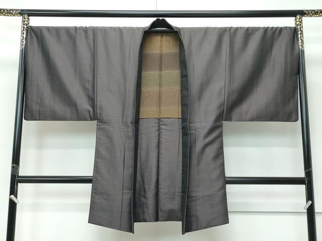 Other - 平和屋着物∞極上　男性　長羽織　お召地　市松綾織　逸品　CZAA5486s6