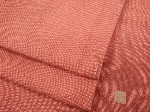 平和屋着物●人間国宝　初代 六谷梅軒(六谷紀久男)錐彫り　重要無形文化　財伊勢型紙　江戸小紋　角通し　正絹　逸品　CABD0230ut