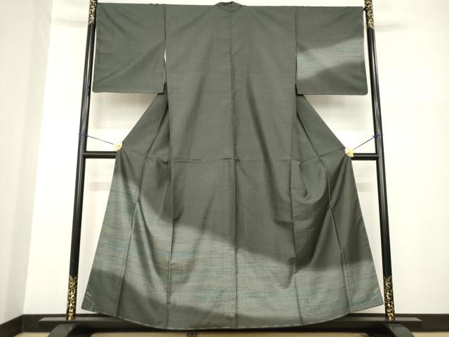 平和屋着物●本場大島紬　染大島　訪問着　霞文　暈し染め　正絹　逸品　未使用　AABG3653ck