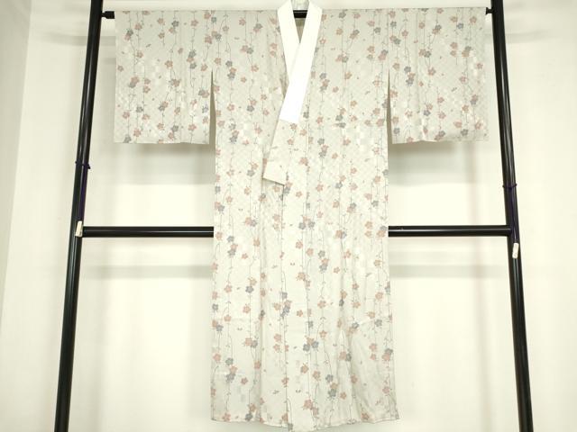 Rakuten - 平和屋着物●長襦袢　無双仕立て　枝垂桜文　鈴乃屋扱い　正絹　逸品　未使用　DABC3246az