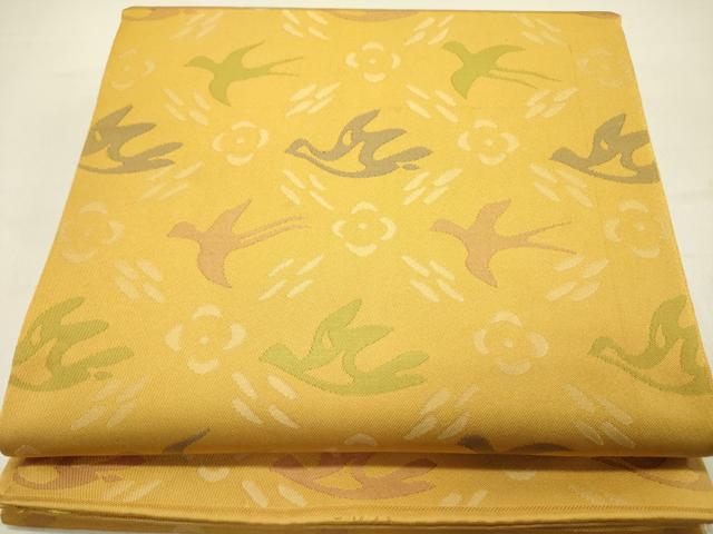 Rakuten - 平和屋着物●織物一筋名門　織悦　全通柄　本袋帯　飛鳥文　正絹　逸品　DABD0252op