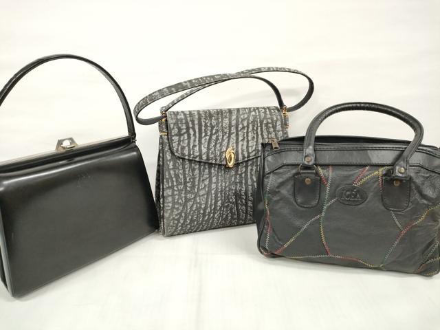 平和屋着物▼和装小物 バッグまとめて3点 monTowA ICSA ボストンバッグ 本革・レザーバッグ ボストン型 逸品 DABA7960zzz