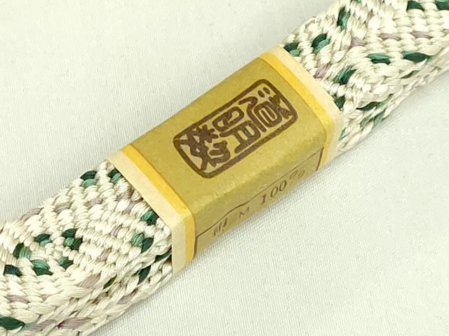平和屋の平和屋着物●極上　有職組紐道明　帯締め　唐組　宮内庁御用　国立博物館御用　東京芸術大学御用　逸品　未使用　DZAA11997kh6｜アングル2