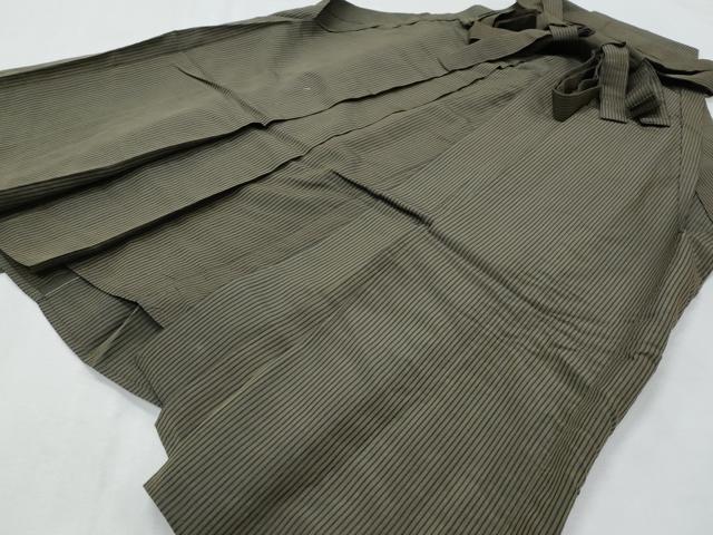 平和屋着物■男性　行灯袴　縞　正絹　逸品　CABD6112fb