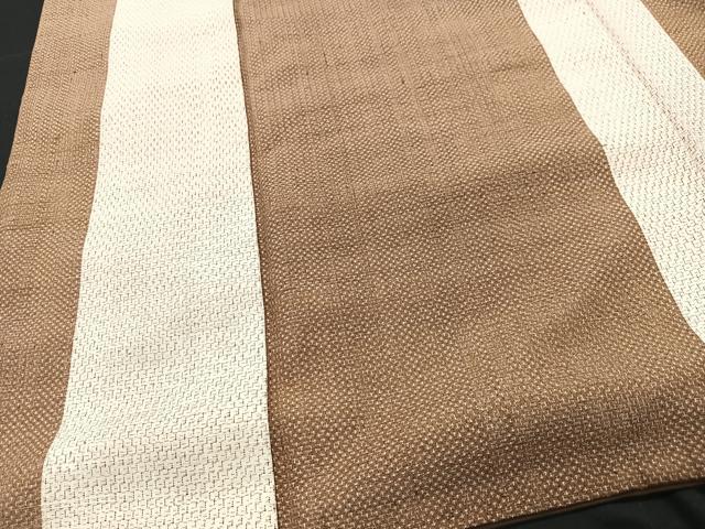 平和屋着物■上質な紬　間道　正絹　逸品　CABC7573xe