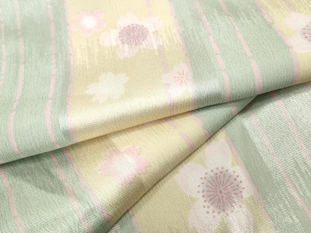 平和屋着物●長襦袢　無双仕立て　舞桜間道　洗える着物　CABD0238ut