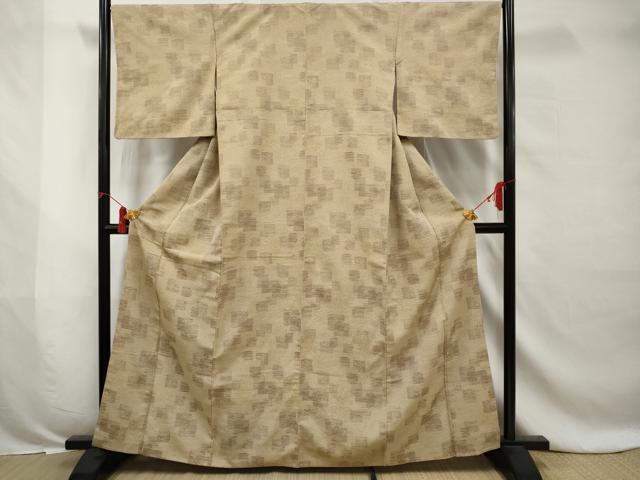 平和屋着物■上質な紬　霞文　正絹　逸品　AABB6942gw