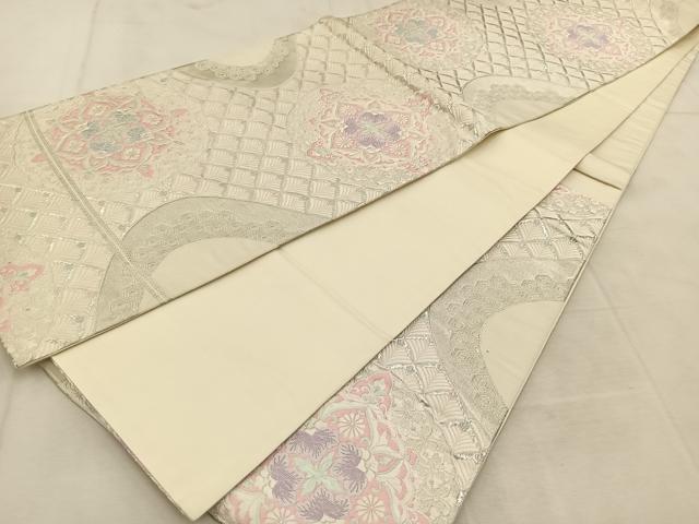 平和屋の平和屋着物◎六通柄袋帯 唐織 正倉院更紗花文 正絹 逸品 BAAU6765yc｜アングル3