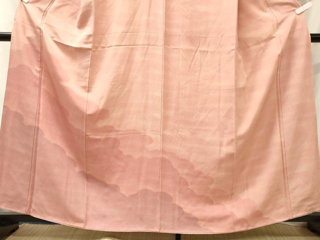 平和屋の平和屋着物■訪問着　雲取り文　暈し染め　正絹　逸品　CABJ6975oy｜アングル3