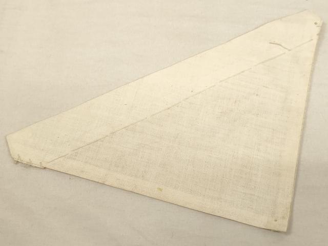 平和屋の平和屋本店■打敷 内敷 三角 雲 駒刺繍 法衣 寺院 仏具 仏教 僧侶 神職 装束 AAAQ3721ja｜アングル2